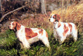 dogs painting