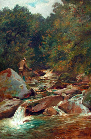 Painting "Flyfishing"